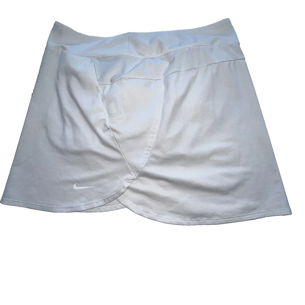 Nike Youth Girls Golf Dri Fit White Skort AJ5287-100 Size M